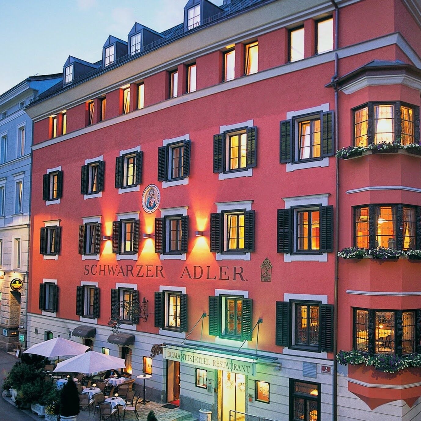 Hotel Schwarzer Adler Innsbruck Kültér fotó